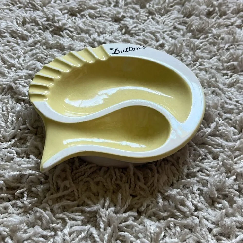 1960'S DUTTONS BREWERY OF BLACKBURN ASHTRAY Empire Porcelain Co. Henry Milner Ye